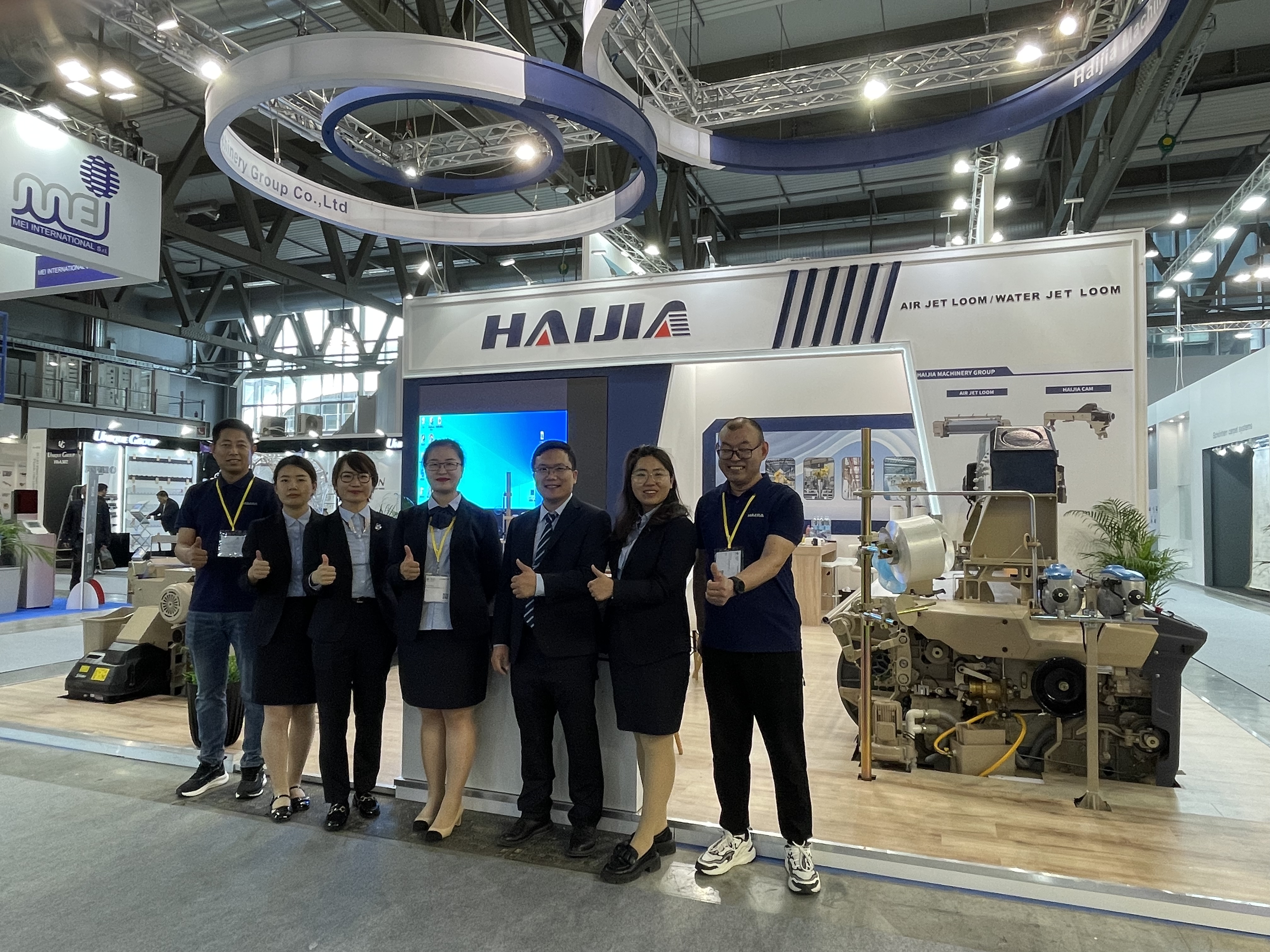 Haijia muestra el poder del Made-in-China en la industria de maquinaria textil en Itma Italia